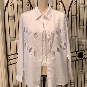 Open Blouse with built in layer.